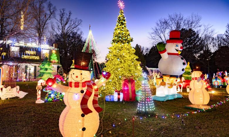 Finney's Christmas Wonderland in Crossett lights up the holiday nights.